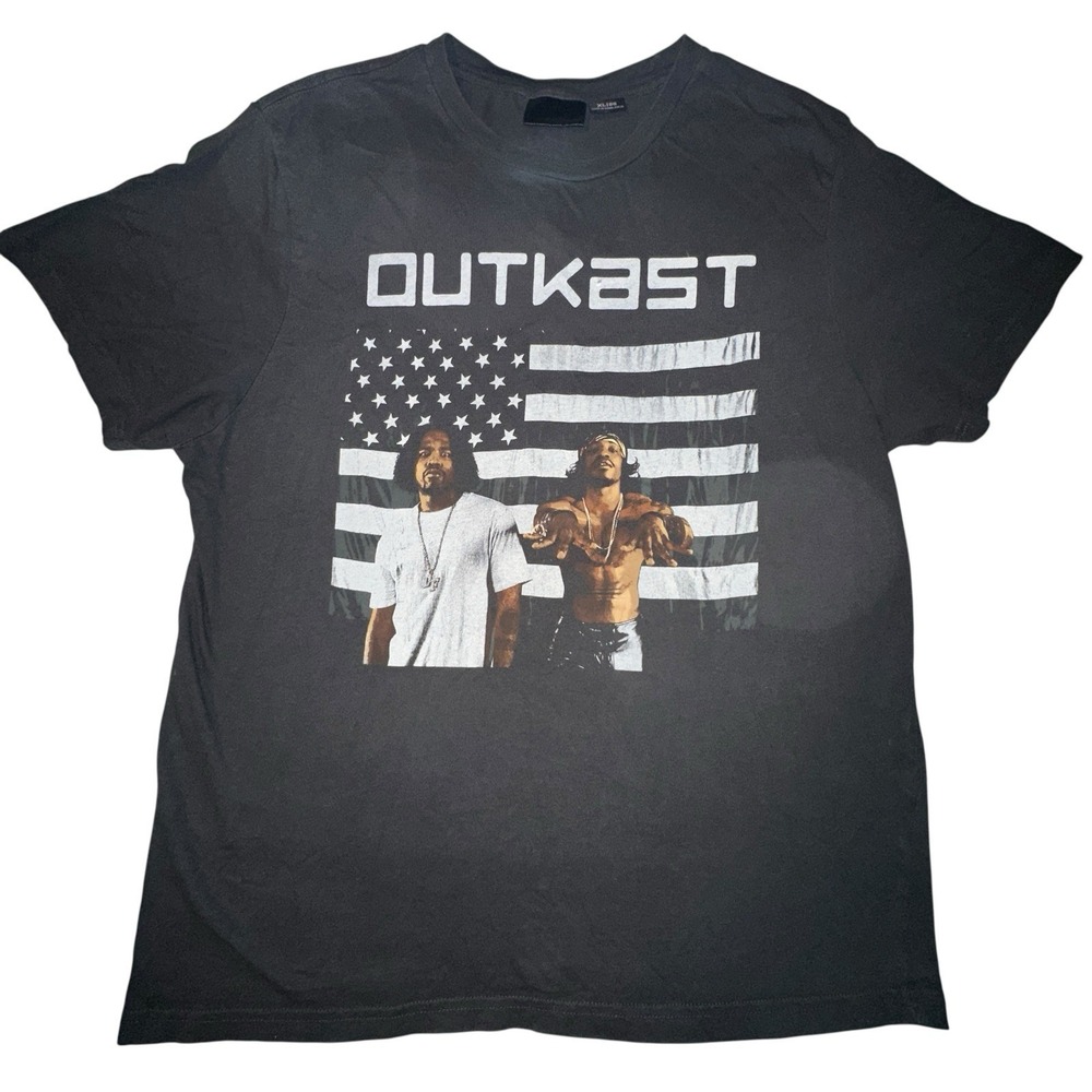 Outkast Boys Shirt Gray XL Short Sleeve Rap Tee Crew Neck Casual YOUTH‎ KIDS